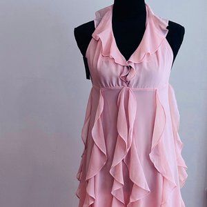 AFRM Empire Waist Ruffled Maxi Dress